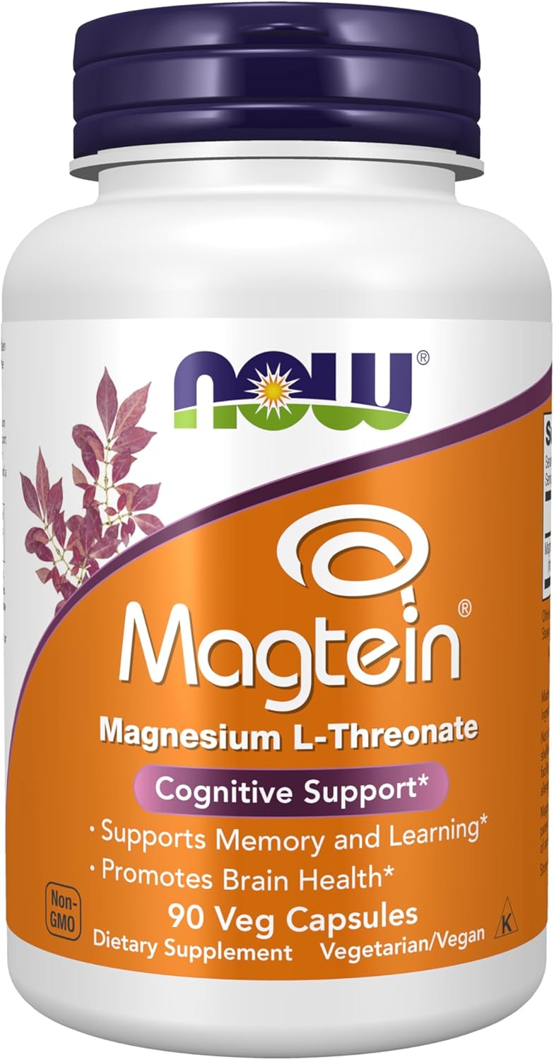 NOW Foods Magtein (90 cápsulas)